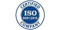 ISO 9001:2015 certified company